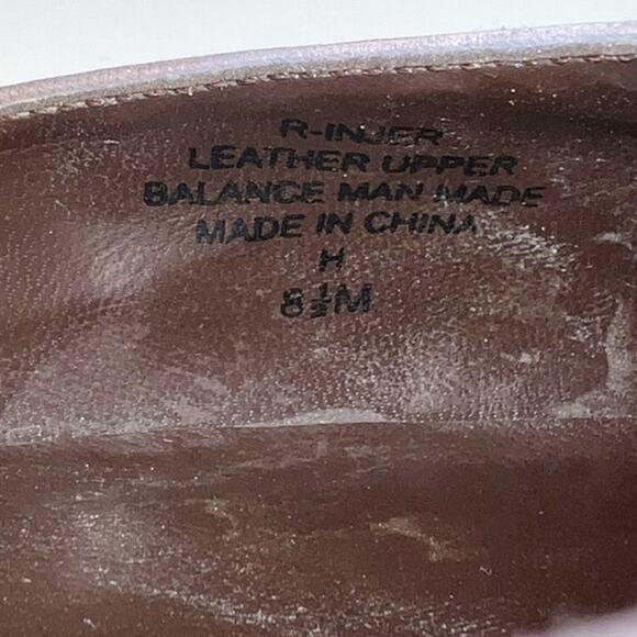 Nine West Injer Leather Slingback Square Toe Block Heels Purple Smoke Size 8.5 M - Picture 12 of 14